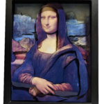 Mona Lisa Reproduction Print – 3D Shadow Box (8″ x 10″) – Da Vinci Print Mona Lisa Gift Idea Housewarming