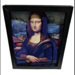 Mona Lisa Reproduction Print – 3D Shadow Box (8″ x 10″) – Da Vinci Print Mona Lisa Gift Idea Housewarming