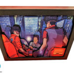 Made to Order – “The Capsules” Akira 3D Paper Cut Shadow Box