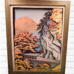 Handmade Autumn At Saruiwa, Shiobara 3D Papercut Shadowbox