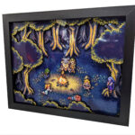 Made to Order – “Campfire Fiona Forest” Chrono Trigger 3D Paper Cut Shadow Box