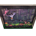 Made to Order – “Kudgel’s Kontest” Donkey Kong Country 2: Diddy’s Kong Quest 3D Paper Cut Shadow Box