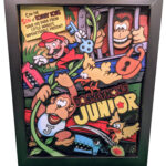 Made to Order – Donkey Kong Jr 3D Paper Cut Shadow Box