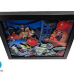 Made to Order – NES Chip ‘n Dale Rescue Rangers3D Paper Cut Shadow Box