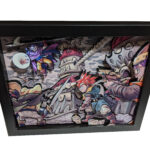 Made to Order – “Face Off” Chrono Trigger 3D Paper Cut Shadow Box