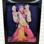 Made to Order – Jimi Hendrix Burning 1965 Fender Stratocaster  3D  Paper Cut Shadow Box