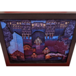 Made to Order – “Collier City Narshe” Final Fantasy 6 3D Paper Cut Shadow Box