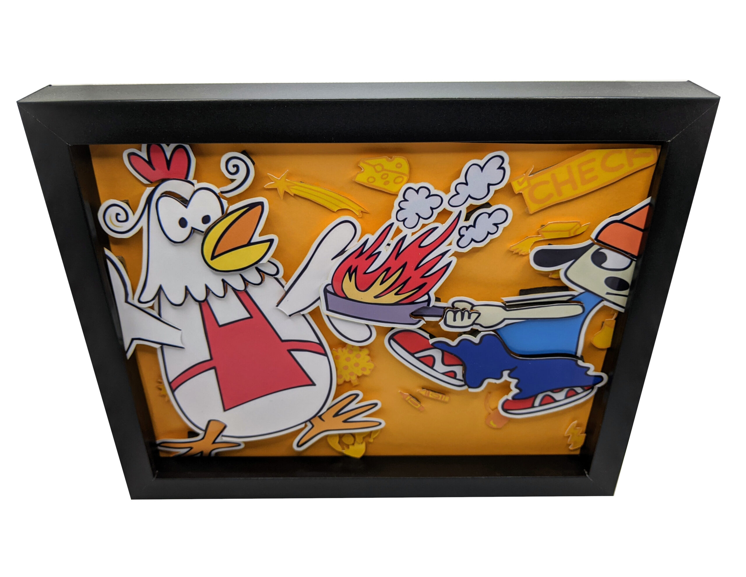 Parappa the Rapper Cube Diorama - 3D Videogame - Gift for Gamer - Shadow  Box - Miniature
